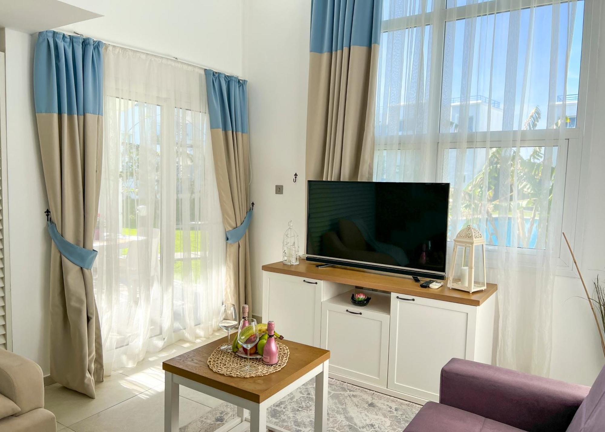 Garden Loft Apt With Pool In Alsancak Kyrenia ไคริเนีย ภายนอก รูปภาพ
