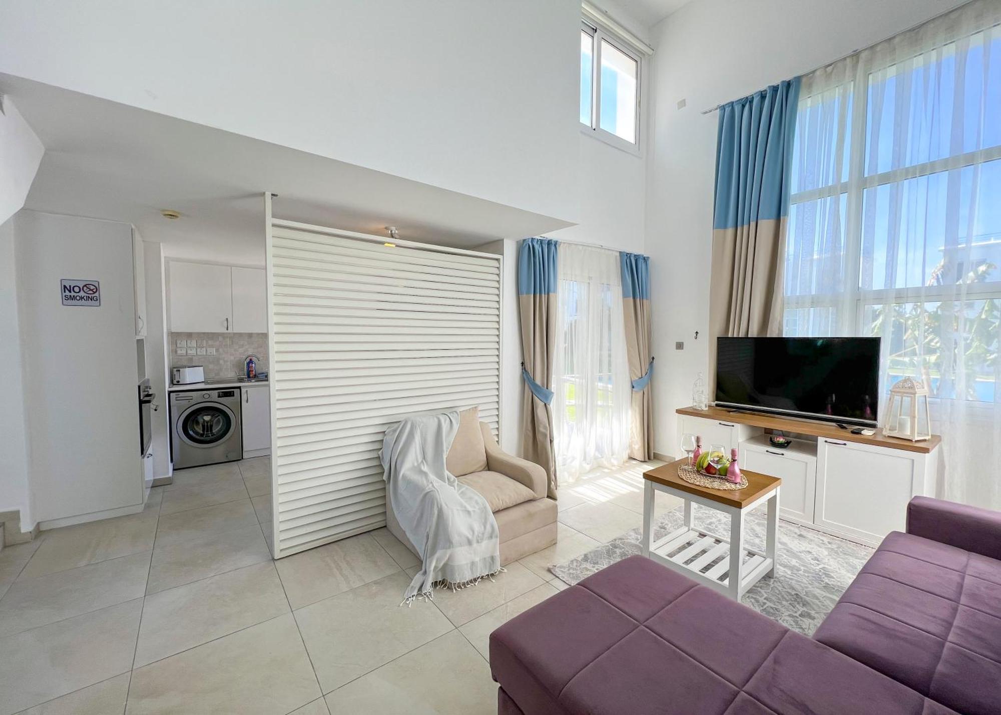 Garden Loft Apt With Pool In Alsancak Kyrenia ไคริเนีย ภายนอก รูปภาพ